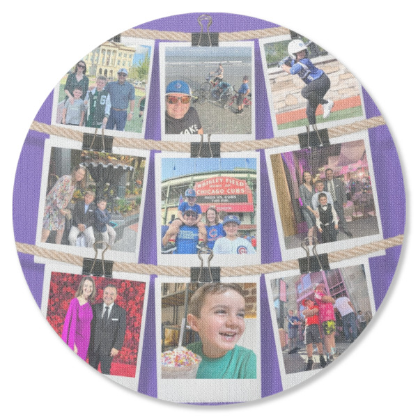 Custom Design - Round Coaster Rubber Back - Single