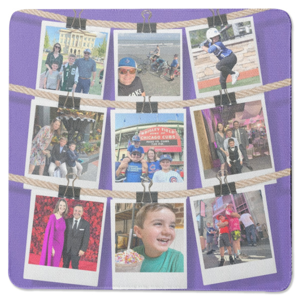 Custom Design - Square Coaster Rubber Back - Single