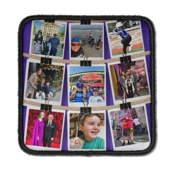 Custom Design - Iron On Patch -  Square - Front