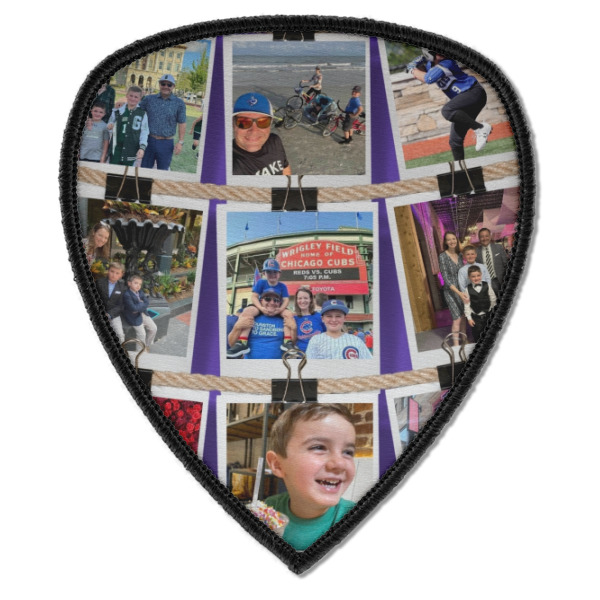 Custom Design - Iron On Patch - Shield - Style A - Front