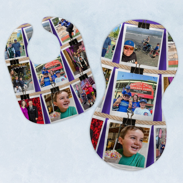 Custom Design Your Own Baby Bib & Burp Set