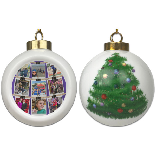Custom Design - Ceramic Christmas Ornament - X-Mas Tree (APPROVAL)