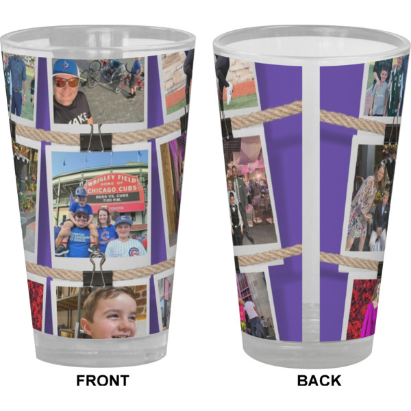 Custom Design - Pint Glass - Full Color - Front & Back Views