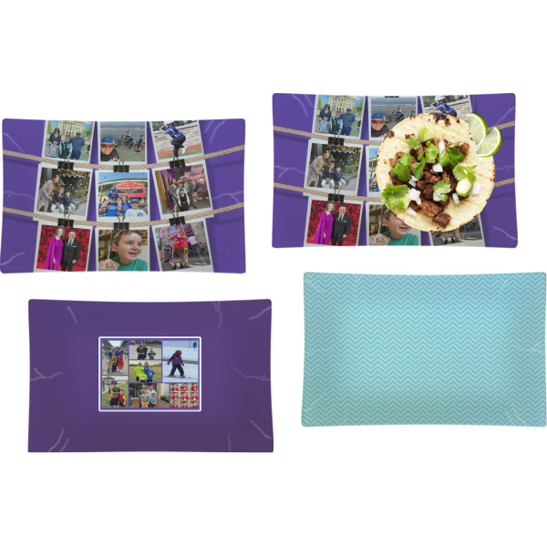 Custom Design - Set of Rectangular Dinner Plates