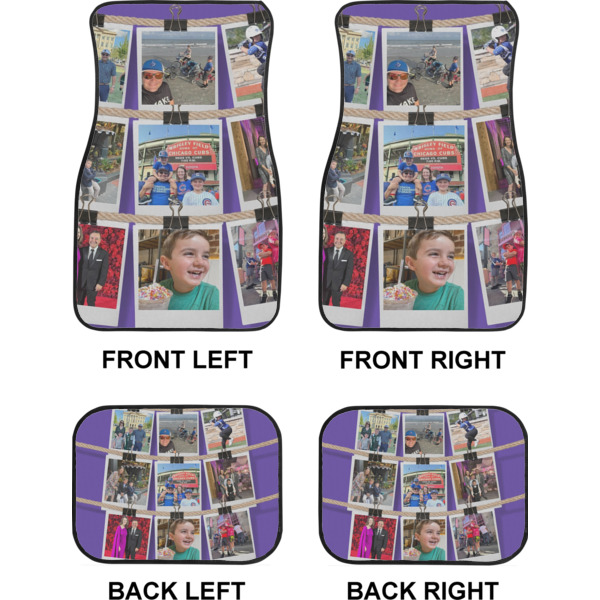 Custom Design - Car Floor Mats Set (2F + 2B)