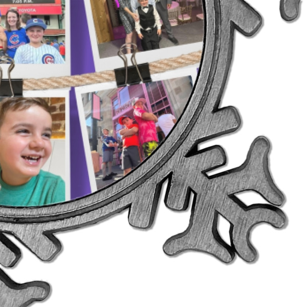 Custom Design - Vintage Snowflake - Detail