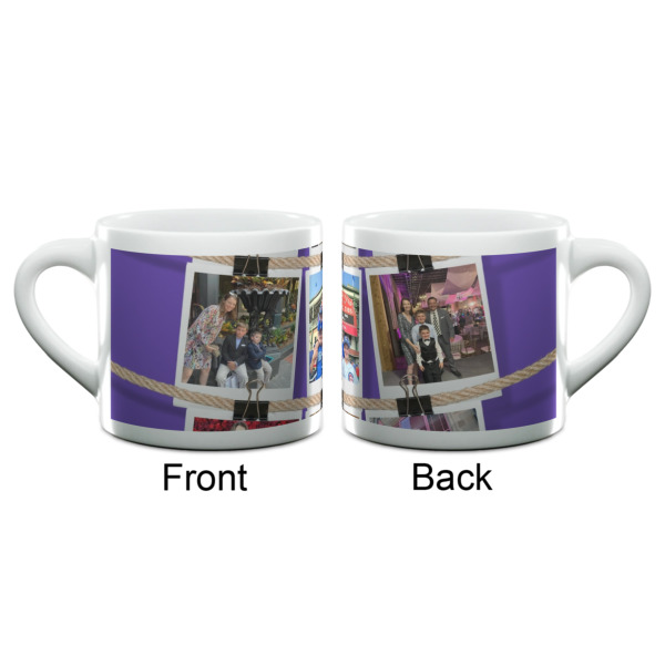 Custom Design - Double Shot Espresso Cup - Single - Front & Back