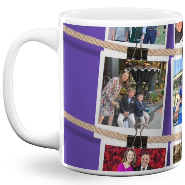 Custom Design Your Own 11 oz Coffee Mug - White
