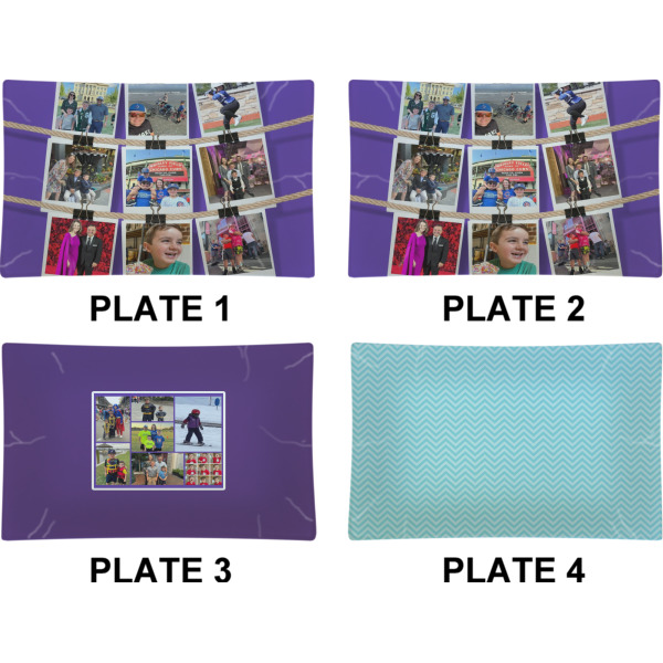 Custom Design - Set of Rectangular Dinner Plates (Approval)