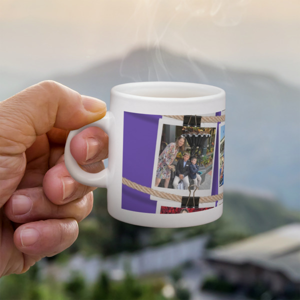 Custom Design - Single Shot Espresso Cup - Lifestyle in Hand