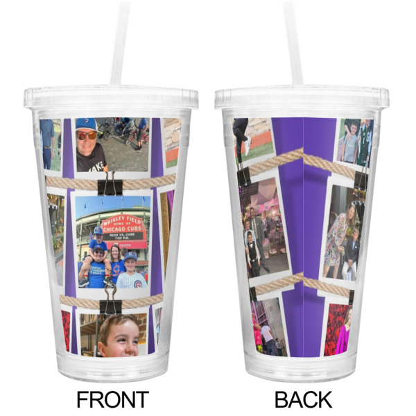 Custom Design - Double Wall Tumbler with Straw - Approval