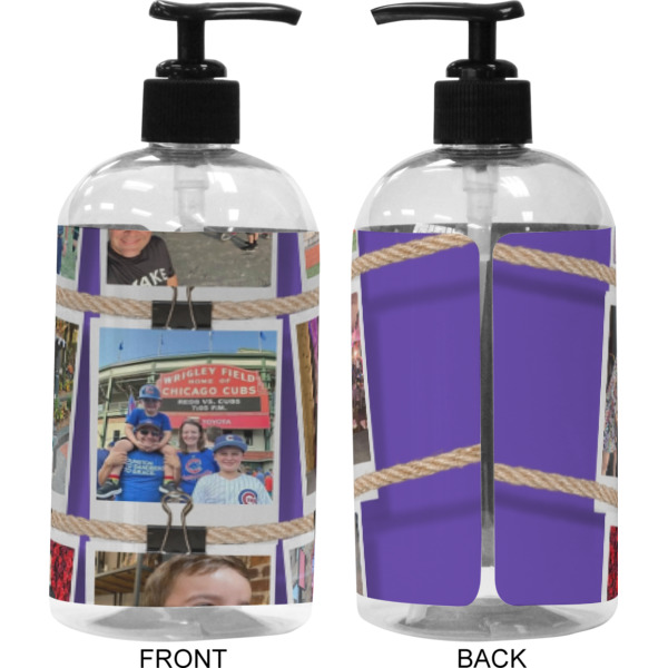 Custom Design - 16 oz Plastic Liquid Dispenser (Approval) - Black