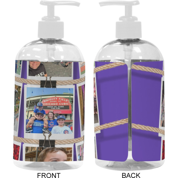 Custom Design - 16 oz Plastic Liquid Dispenser - Approval - White