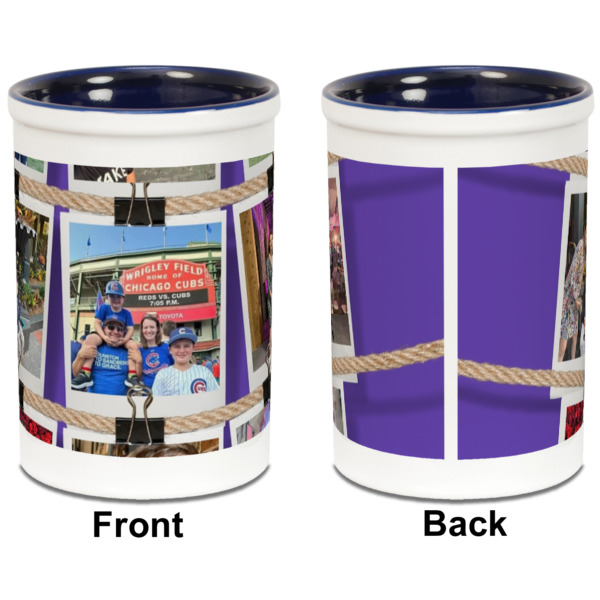 Custom Design - Pencil Holder - Blue - approval