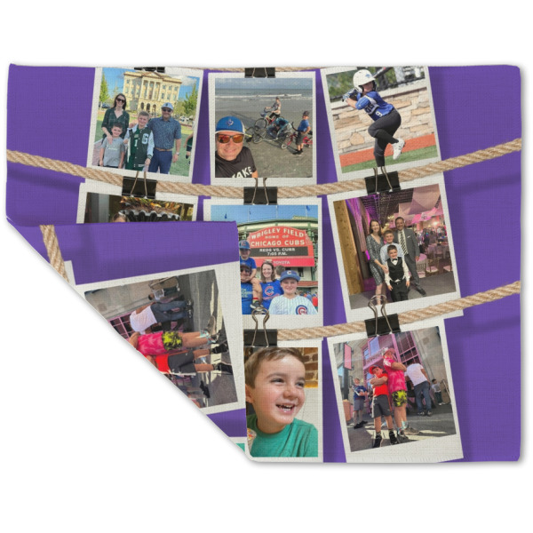 Custom Design - Linen Placemat - Folded Corner (double side)