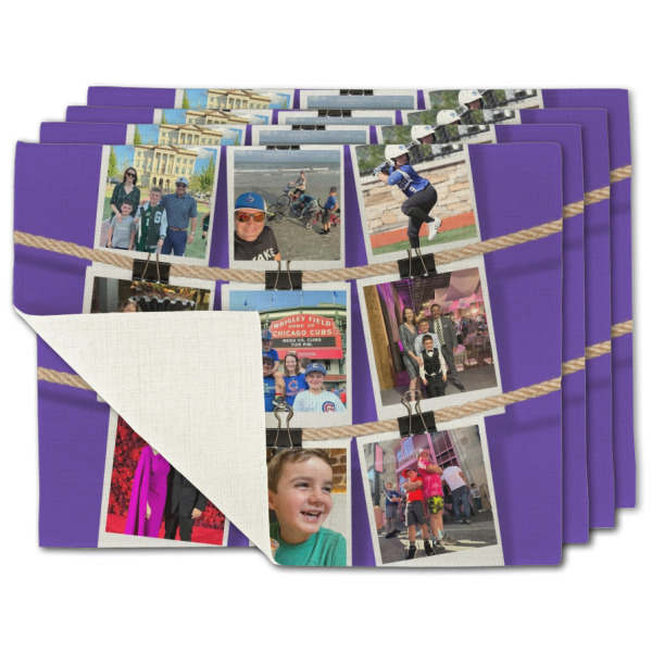 Custom Design Your Own Single-Sided Linen Placemat - Set of 4