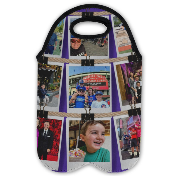 Custom Design - Double Wine Tote - Flat