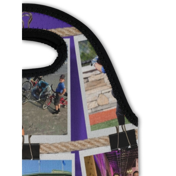 Custom Design - Double Wine Tote - Top Closeup