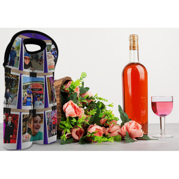 Custom Design - Double Wine Tote - In Context