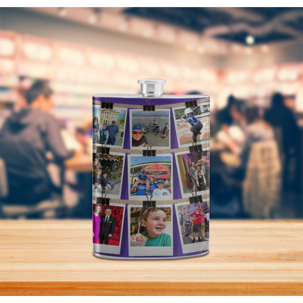 Custom Design - Stainless Steel Flask - LIFESTYLE 2