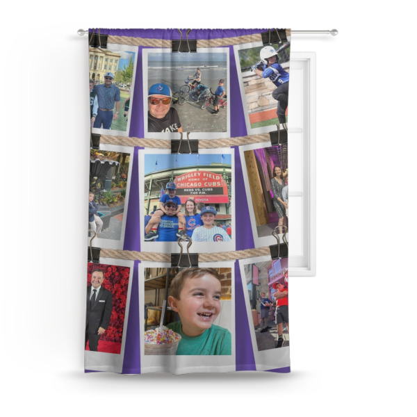 Custom Design - Custom Curtain With Window and Rod