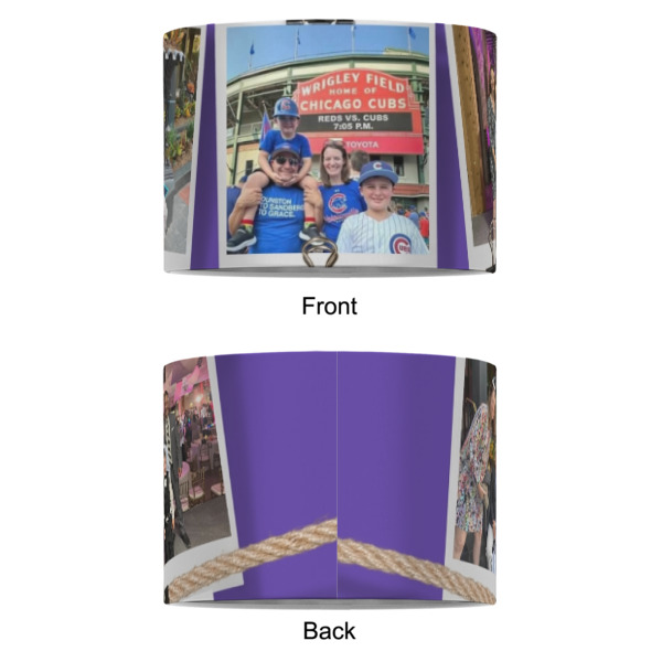 Custom Design - 8" Drum Lampshade - APPROVAL (Fabric)