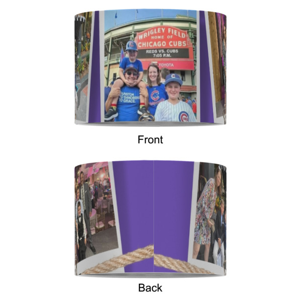 Custom Design - 16" Drum Lampshade - Approval (Fabric)