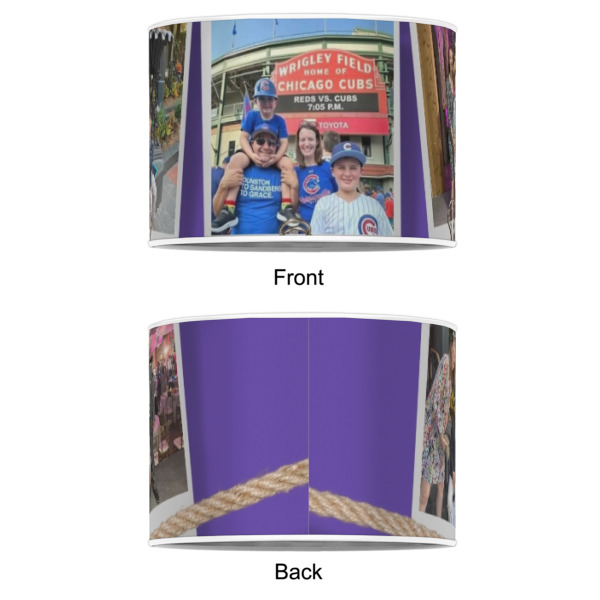 Custom Design - 16" Drum Lampshade - Approval (Poly Film)