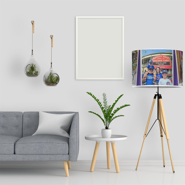 Custom Design - 16" Drum Lampshade - LIFESTYLE