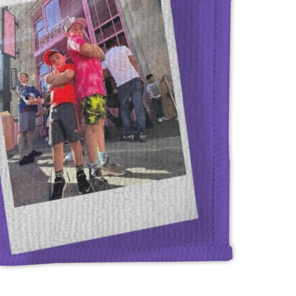 Custom Design - Microfiber Dish Rag - DETAIL