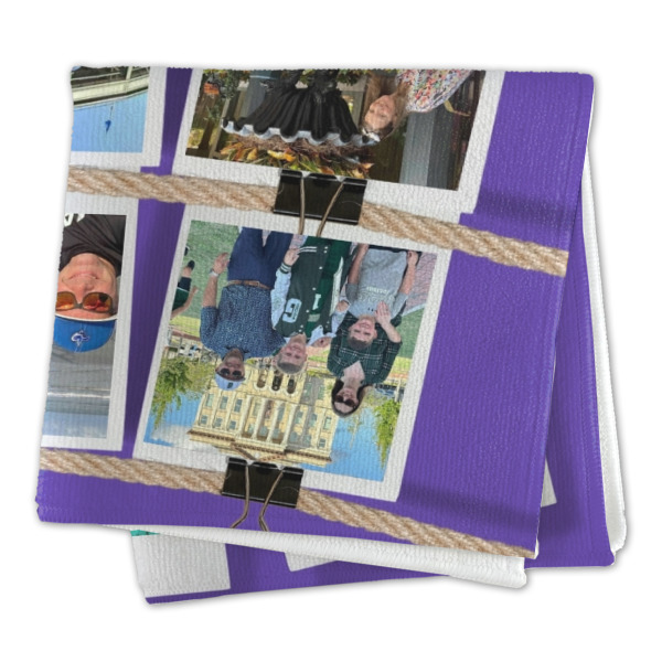 Custom Design - Microfiber Dish Rag - FOLDED (square)