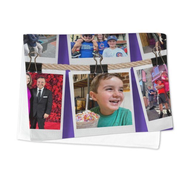 Custom Design - Microfiber Dish Towel - FOLDED HALF