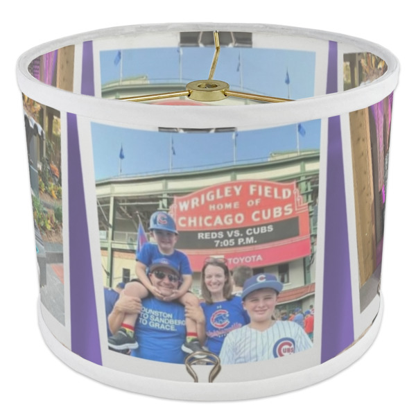 Custom Design - 8" Drum Lampshade - ANGLE Poly-Film