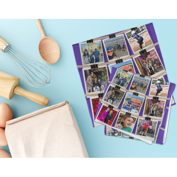 Custom Design - Microfiber Dish Rag - LIFESTYLE