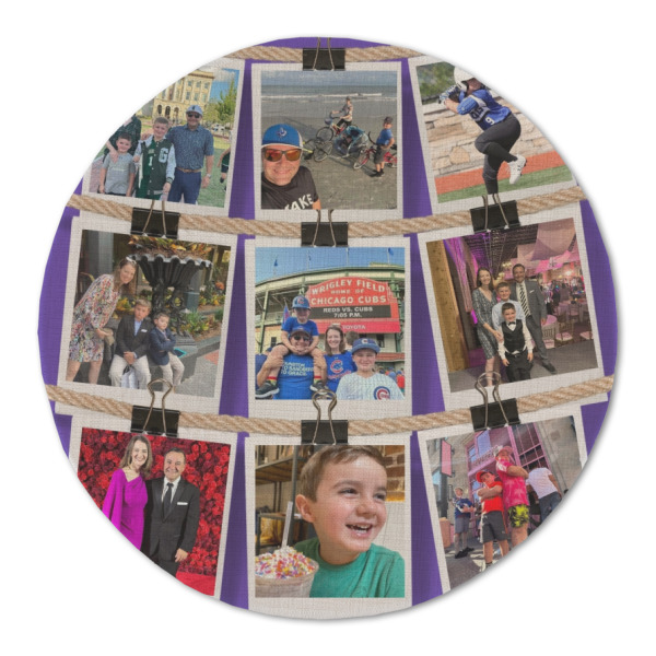 Custom Design Your Own Round Linen Placemat