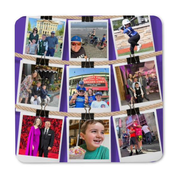 Custom Design - Square Fridge Magnet - FRONT