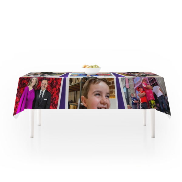 Custom Design - Tablecloths (58"x102") - LIFESTYLE (side view)