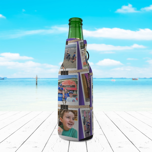 Custom Design - Zipper Bottle Cooler - LIFESTYLE