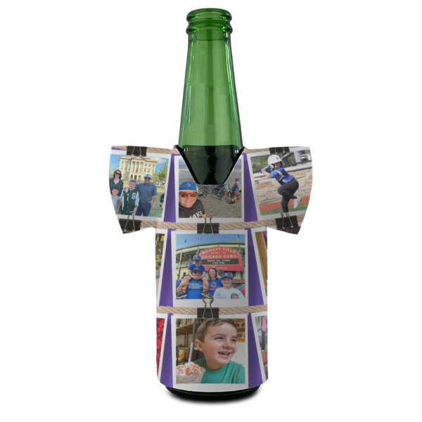 Custom Design - Jersey Bottle Cooler - FRONT (on bottle)