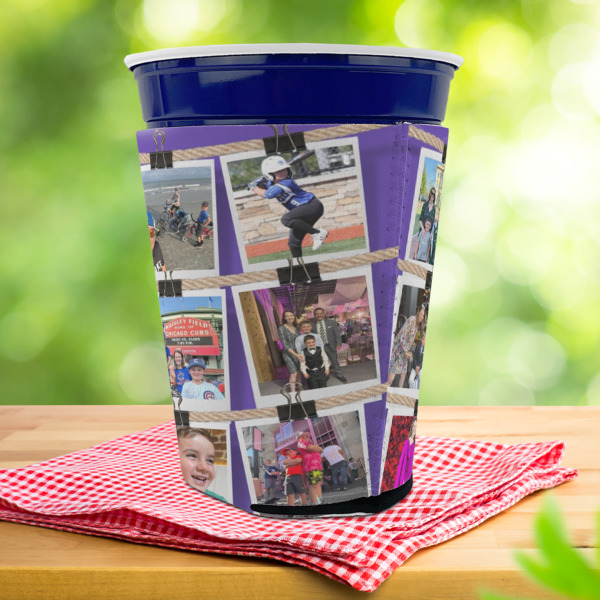 Custom Design - Party Cup Sleeves - with bottom - Lifestyle