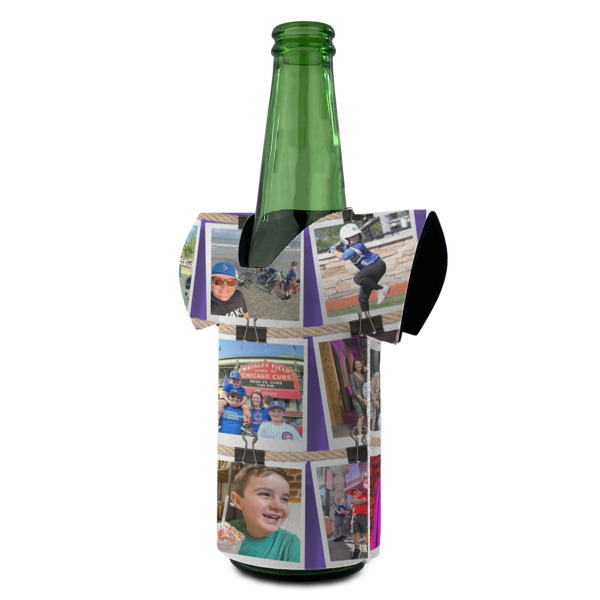 Custom Design - Jersey Bottle Cooler - ANGLE (on bottle)