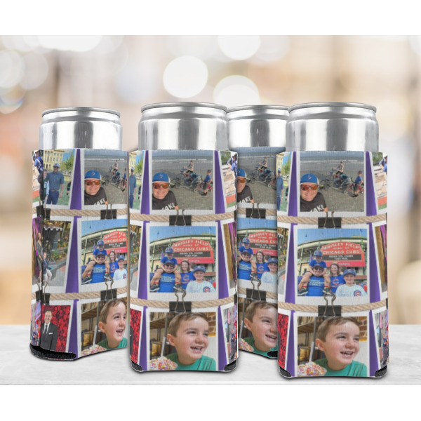 Custom Design - Can Cooler - Tall 12oz - Set of 4 - In Context