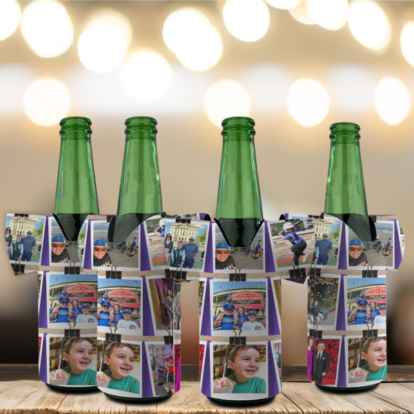 Custom Design - Jersey Bottle Cooler - Set of 4 - LIFESTYLE