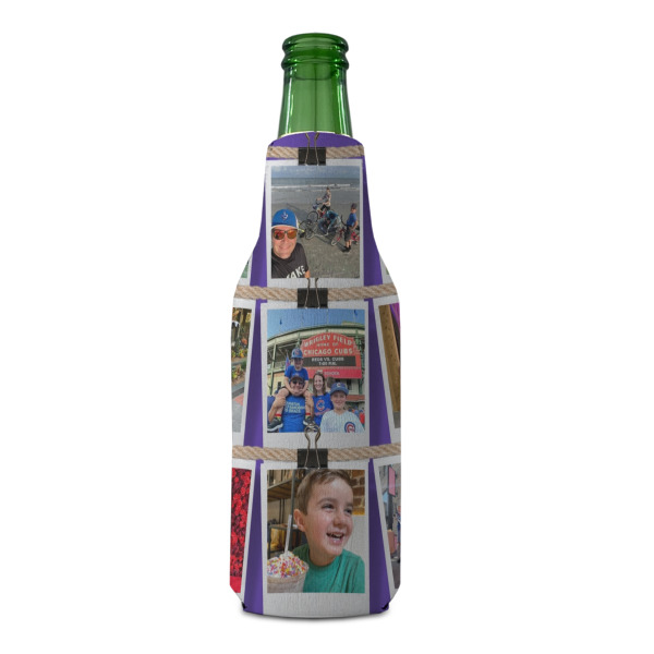 Custom Design - Zipper Bottle Cooler - FRONT (bottle)