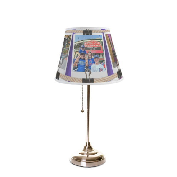 Custom Design - Poly Film Empire Lampshade - On Stand