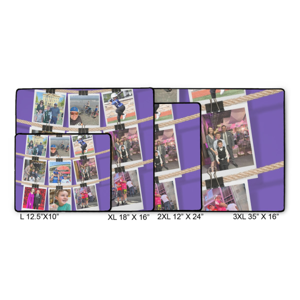 Custom Design - Gaming Mats - Size Chart