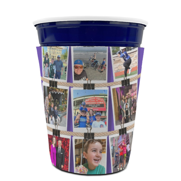 Custom Design - Party Cup Sleeves - without bottom - Front (On Cup)