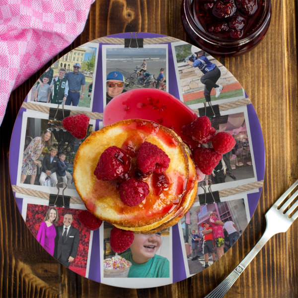 Custom Design - Melamine Plate 8 inches - LIFESTYLE