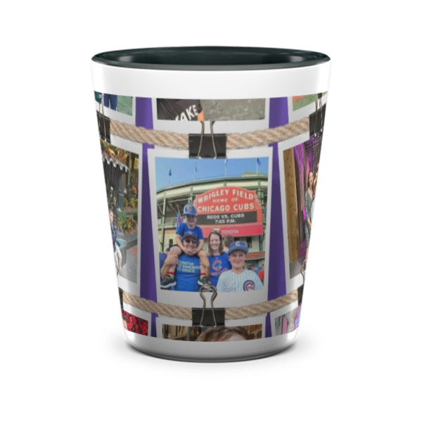 Custom Design - Ceramic Shot Glass - Two Tone - Front