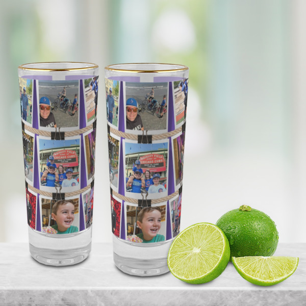 Custom Design - Glass Shot Glass - 2oz - Lifestyle